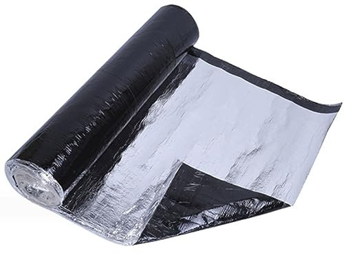 Schuppen Dachpappe Selbstklebend, Gartenhäuser Dachabdichtung Bitumen, Selbstklebende Dachfolie Dachbahn, Dachfolie Aluminium Selbstklebende Folie, für Schuppen, Carports und Mehr (Size : 1x10m)