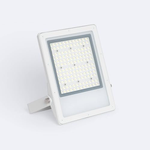 LEDKIA LIGHTING LED-Flutlichtstrahler Led Strahler Außen Gartenstrahler 100W Dimmbar TRIAC 170 lm/W IP65 ELEGANCE Slim PRO Weiss Warmweiß 3000K120º