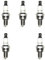 PTATT Garten Teile CMR6H Zündkerze 5 Stück passend for Makita for Dolmar for Subaru CMR6A CMR4A CMR7A 168652-4 168401-9 065-01099-50 367-010-995 168534-0 Garten Teile