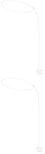 Toyvian 2st Halterung Für Moskitonetze Für Kinder Zubehör Für Babybetten Krippennetzständer Babysachen Für Neugeborene Betthimmel Halter Rostfreier Stahl Weiß Bettvorhang Überdachung