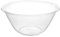 Hardys Clear Large Plastic Mixing Bowl - 25cm, 4 Litre - Non-Absorbent, Food-Safe - Perfect Large Plastic Bowl for Baking & Cakes - Lightweight, Dishwasher & Microwave Safe