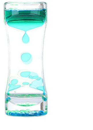 CUTeFiorino Jouet pour tout-petits - Sablier sensoriel visuel - Eau de décompression - Cadeaux de stimulation - Éducation - Jouet pour tout-petits (D, taille unique)