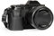 MegaGear Echtleder-Halbkameratasche für Fujifilm X-S20 – stilvolle und schützende Tasche für Digitale Fotografie (Schwarz)
