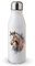 MAXIKIWI Einwandige Wasserflasche mit Schraubverschluss, nicht isoliert, leichtes Aluminium, BPA-frei, auslaufsicher, Pferde-Aquarellfarbe, 500 ml
