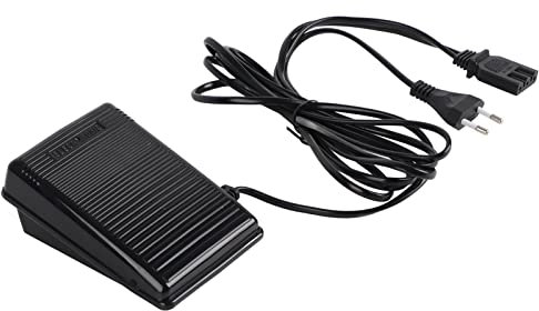 Singer Nähmaschine Pedal, Fußpedal Für Singer Nähmaschine,1 Stück Fußreglerpedal Nähmaschinenteile für Butterfly EU-Stecker 220 V