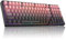 Gasket Structure Light100 Wireless Mechanical Keyboard, 2.4G/USB-C/BT5.0 Hot Swappable Custom Keyboard,RGB Backlit Gaming Keyboards with Side Character Linear Blue Whale Switch, PBT Keycaps - Pink