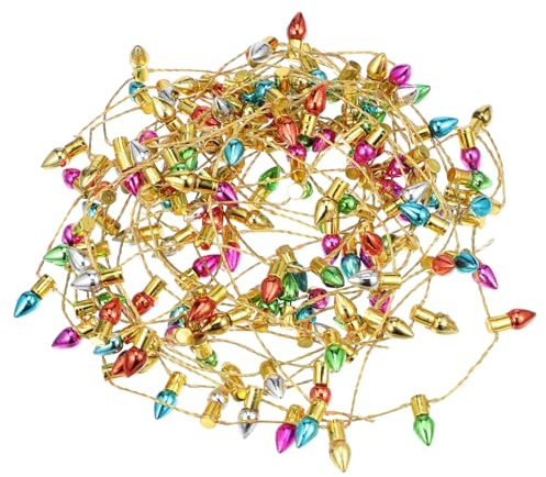 Hoement Miniatur Lichterkette Weihnachtsdeko Bunte Lichter Girlande Für Puppenhaus Deko Und Diy Bastelprojekte Farbige Lights Und Landschaften