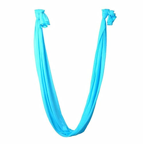Qingsi Aerial Yoga Hammock Silk Fabric Swing Durable Multi-Functional Elastic Yoga Hammock Training Accessory Yoga Pilates Inversion Tool for Beginners and Professional