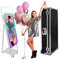 WideMeet Spiegel Photo Booth 22 Zoll Touchscreen Magic Mirror Booth Machine DSLR Photobooth Selfie 40 Zoll Photobooth Maschine für Hochzeit Party Event (Weiß Photo Booth)