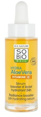 So bio étic | Feuchtigkeitsspendendes Serum für Glanz – Rehydrat | spendet Feuchtigkeit – leuchtet – glättet die Haut | Hyaluronsäure & Vitamin C | alle Hauttypen, auch empfindliche Haut | 99%