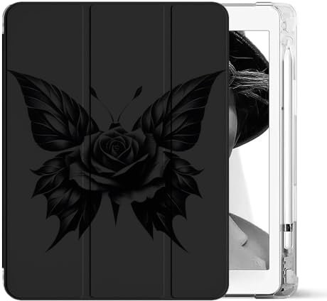 Sunrive Tablet Coque Compatible avec Huawei Matepad Air 12 2024,conçu avec Un Support à Trois Volets, Leather Housse Réveil/Sommeil AutomatiqueNoir