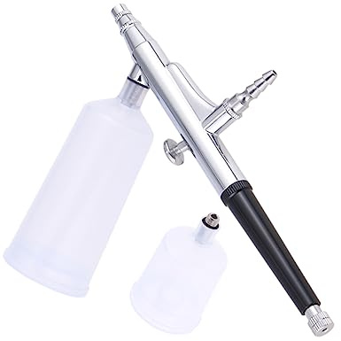 Anneome Nail Art Airbrush Düse Mini Airbrushpistole für Nageldesign Sprühtechnik Einfache Präzise Dekoration für Nagellack und Tattoo Anwendungen