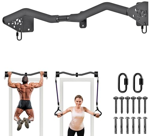 Kipika schwere Wand-Klimmzugstange, Türrahmen-Klimmzugstange für Heim-Fitnessstudio Krafttraining für den Oberkörper