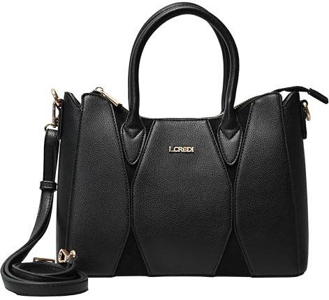 L.CREDI Damen-Henkeltasche Rahja schwarz