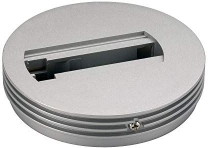SLV 1 Phasen System Deckenrosette für 1P.-Adapter / silbergrau