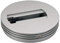 SLV 1 Phasen System Deckenrosette für 1P.-Adapter / silbergrau