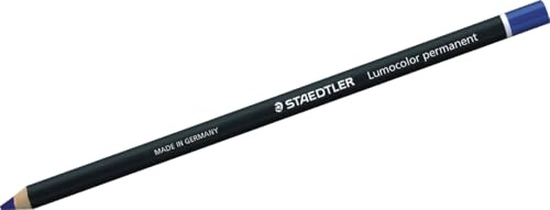 Staedtler Lumocolor Permanent Dry Marker Pencil - Blue