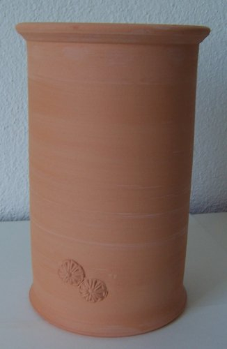 Töpferei Annett Fischer WKÜ1 Weinkühler terracotta handgetöpfert Höhe 21 cm Durchmesser 13 cm Volumen 1,4 l