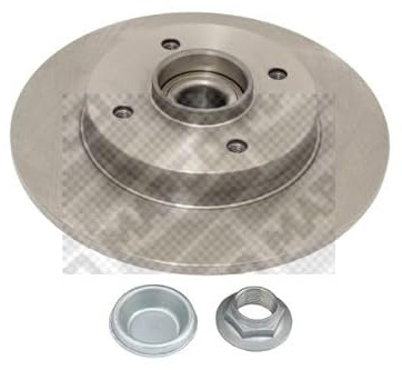 MAPCO 15342 2x Bremsscheiben Hinten Ø249mm voll für OPEL Crossland X (P17) 3648487 424919 424932