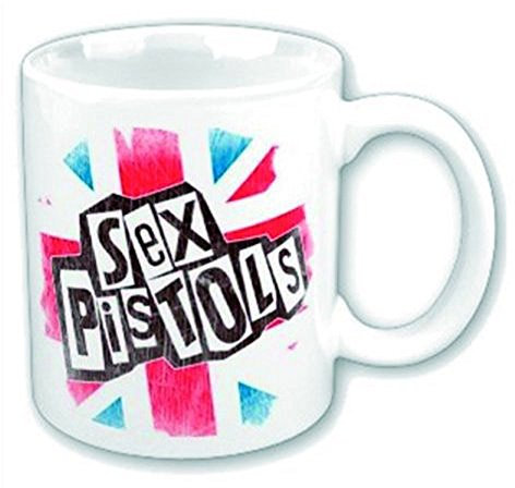 empireposter Sex Pistols - Logo & Flag - Keramik Tasse - Größe Ø8,5 H9,5 cm
