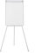 Bi-Office Pizarra Magnética con caballete de trípode basic, pizarra euro 70 x 100 cm, rotafolios con Marco Gris, con bandeja y clip ajustable para bloques