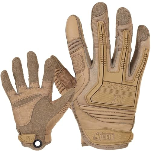 KinetiXx Herren Handschuhe Schwarz Größe L