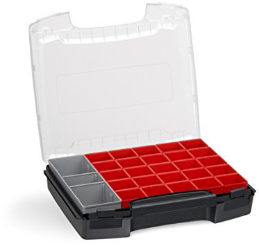 Sortierbox klein Schrauben | i-BOXX (schwarz) mit Insetbox A3 | Ideal für i-BOXX RACK & LS-BOXX | Ideale Aufbewahrungsbox Schrauben leer