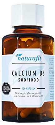 naturafit Calcium D3 500/1000 Kapseln, 120 St. Kapseln