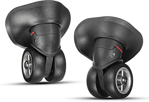 TuToy 2ST schwarz Gepäck Koffer Universal Wheels Repair Ersatz