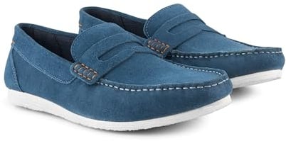 Silver Street London Men's Leather Casual Formal Lightweight Slip on Loafers and Moccains in Sizes 7-12