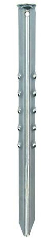 ProPlus Zelthering 40cm Metal geriffelt