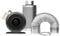 Sunstream 4 Inch 300 CFM Inline Fan 4 Inch Carbon Filter and 25 Feet 7.6M Ducting Combo All-In-One Ventilation Kit for Grow Tent