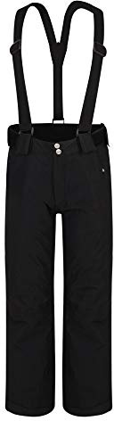 Dare 2b Unisex Kids Motive Pant Waterproof and Breathable High Loft Insulated Ski and Snowboard Salopette Trousers With Integrated Snow Gaiters and Reflective Detail Salopettes