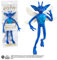 The Noble Collection Bendable Cornish Pixie Figure by Officially Licensed 7in (18 cm) Harry Potter Bendable Toy Posable Collectable Chamber of Secrets Doll Figure - for Kids & Adults