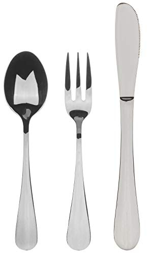 BERGNER BG-5137-SL CUTLERY SET MIX Tischmesser, Edelstahl