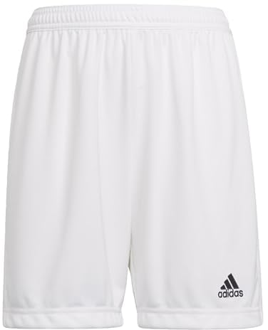 adidas Unisex Kinder Entrada 22 Shorts, White, 7-8 Years