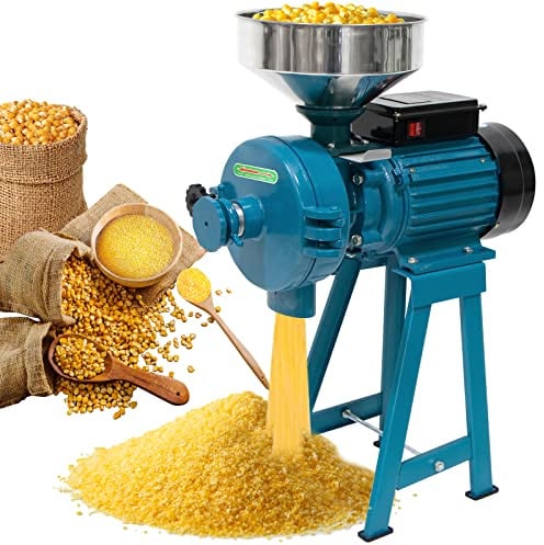 Slsy Electric Wet&Dry Grain Mill Grinder, Corn Grinder, 3000W Mill Machine