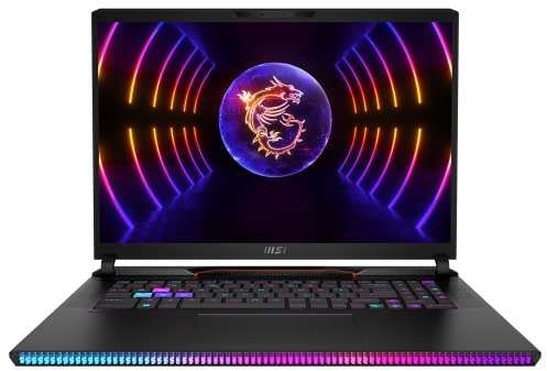 MSI Raider GE78 HX Gaming Notebook | 43,2 cm (17,0 Zoll) QHD | Intel Core i9-13950HX | 2x32GB RAM | 2 TB SSD | RTX 4080 12 GB | Windows 11 Home | Gaming-Tastatur | Schwarz | 13VH-022
