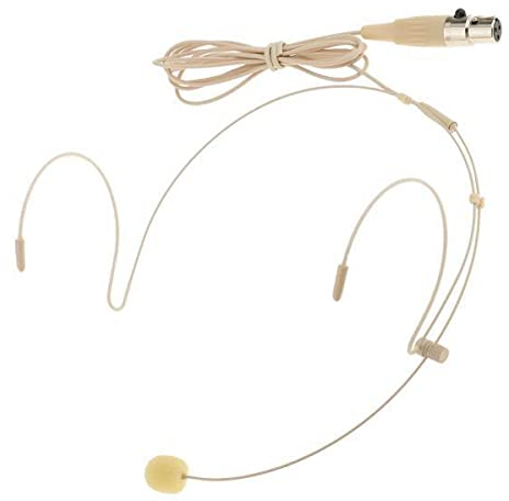 Harilla 2X Hautfarbe Mini 3Pin XLR 3,5 Mm Fernrohr Und Faltbares Headset Mikrofon