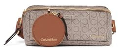 Calvin Klein Damen Millie Novelty Gürteltasche, Mandel/Taupe/Karamell