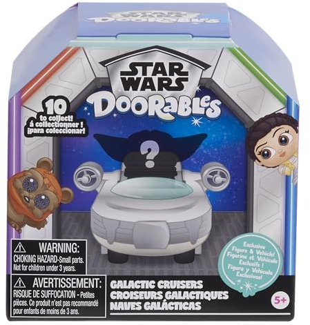 Just Play 44806 Cosmic Star Wars Doorables Galactic Cruisers, Multi-Color, Small