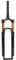 VGEBY 29in Bike Air Suspension Fork, Mountain Bike Front Fork Bicycle Shock Absorption Front Fork Tapered Steerer Manual Lockout Gold