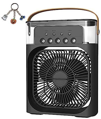 WODEJIAOBAO Ventilateurs qui soufflent de l'air froid, mini ventilateur de glace portable, ventilateur de refroidissement d'air, ventilateur de fenêtre pour la maison, la chambre à coucher,