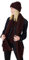 Style & Republic Kaschmir Mütze-Beanie Damen aus 100% Cashmere - Dein kuscheliger Premium Beanie für stilvolle Herbst- & Winter-Momente - Chocolate