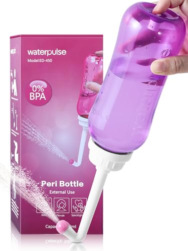 Onegreen Bidet portatile per l'assistenza postpartum-500ml Bidet da viaggio verde Bidet portatile per WC nel Regno Unito, Bidet portatile comprimibile con getto rovesciato per perineale e gravidanza (