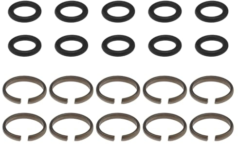 Be In Your Mind 10 Juegos de Anillo de Retención de Llave de Impacto con Junta Tórica Adecuado con Piezas Y Accesorios de Herramientas de Llave de Impacto de 1/2 Pulgada