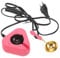 NUOBESTY Juego De Herramientas De Sellos De Con Horno EléCtrico, Kit De Calentador De Con Cuchara Para Derretir Cera, Estufa De Cera Para Sellos De Lacre (Enchufe Eu, Rosa)