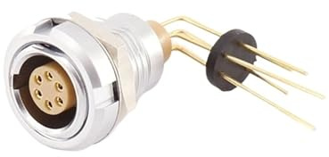 ECG 0B 1B 2B Buchse 3 4 5 6 7 Pin Buchse EKG Zwei Muttern Ellenbogenstift für Druckschaltung (PCB Pins, 1B_3 PIN)