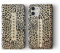 Tirita Personalised Wallet Flip Phone Case Compatible with iPhone 13 Mini, Animal Print Wild Animals - Leopard Spots