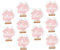 Warmhm 10 STK Sechseckiger Tisch Tischnummern Für Den Hochzeitsempfang Tischdekorationen Für Hochzeiten Party Dekorative Tischnummern Esstischdekoration Esstisch Acryl
